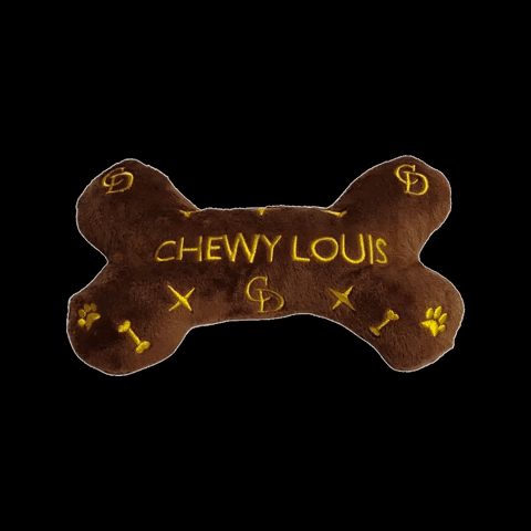 Bone Dog Toy Pillow GIF