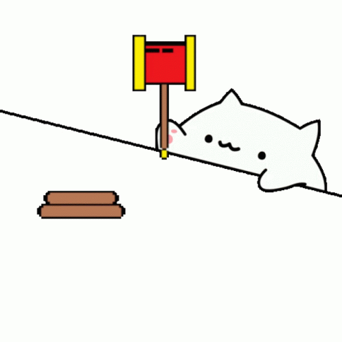 Bongo Cat Gavel GIF