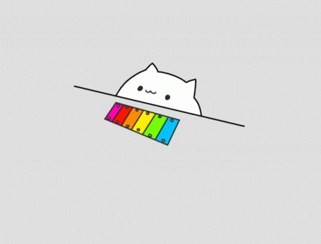 Bongo Cat Playing Xylophone GIF
