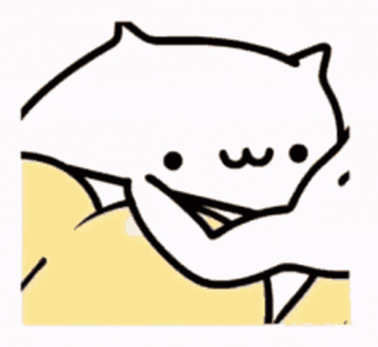Bongo Cat Slapping Butt GIF