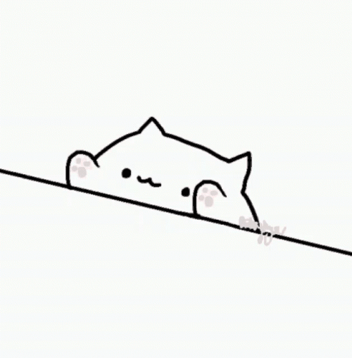 Bongo Cat Tapping GIF