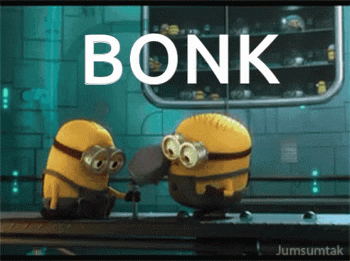 Bonk Despicable Me Minions GIF