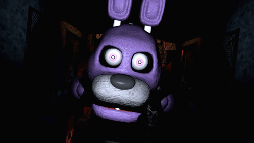 Bonnie Jumpscare Shaking Close View GIF