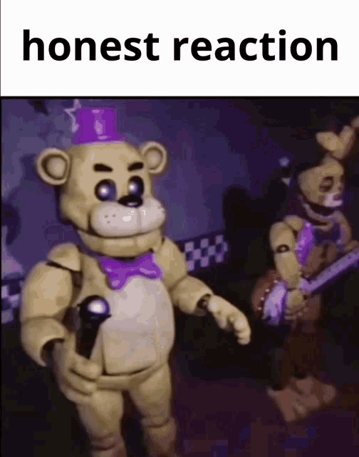 Bonnie's Honest Reaction Five Nights At Freddys GIF