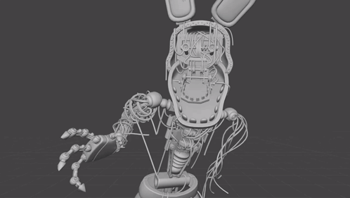 Bonnie Skeleton Jumpscare Five Nights At Freddys GIF