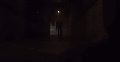 Bonnie Standing in Dark With Orange Eyes