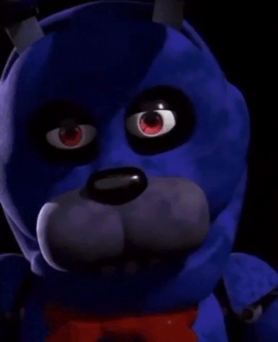 Bonnie The Bunny From Five Nights At Freddy's With Purple Tongue GIF