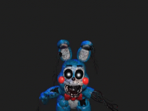 Bonnie With Scary Face Jumpscare GIF