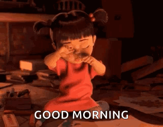 Boo From Monsters Inc Covering Eyes GIF
