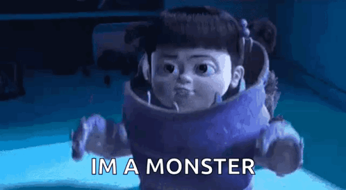 Boo from Monsters Inc