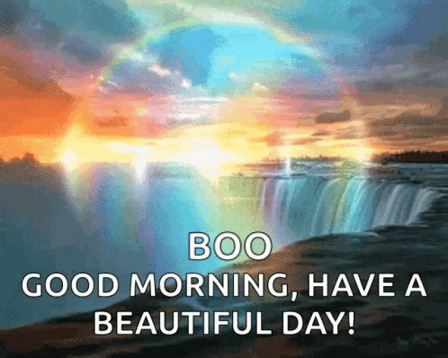 Boo Good Morning Have A Great Day Greeting GIF