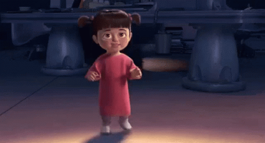 Boo In Monsters Inc Is Confused GIF