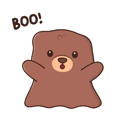 Boo Word Teddy Bear