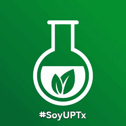 Book Icon with Gear and #soyuptx