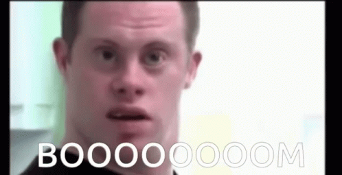 Boom Goes The Dynamite Shocked Face GIF