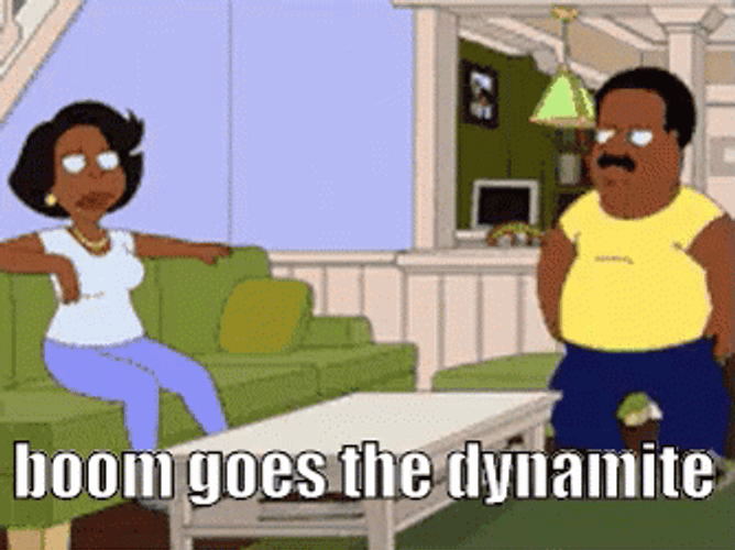 Boom Goes The Dynamite Cleaveland Show GIF