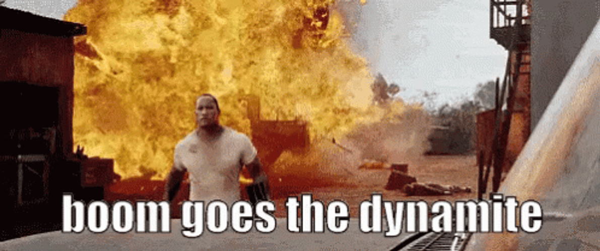 Boom Goes The Dynamite Fire Explosion GIF
