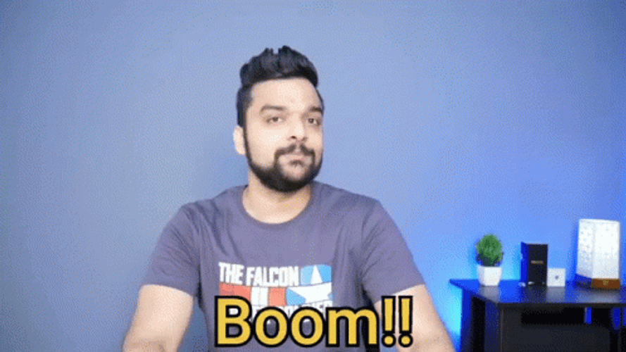 Boom Roasted Man GIF