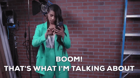 Boom Thats What Im Talking About Lilly Singh GIF
