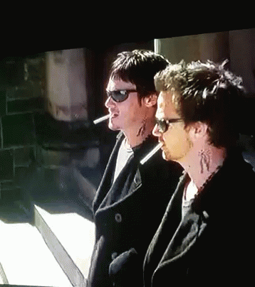 Boondock Saints Fraternal Twins Light Cigarettes GIF