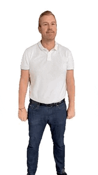 Guy In White Shirt Booo GIF