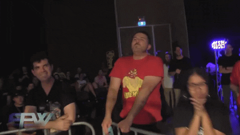 In Australian Wrestling Booo From Crowd GIF