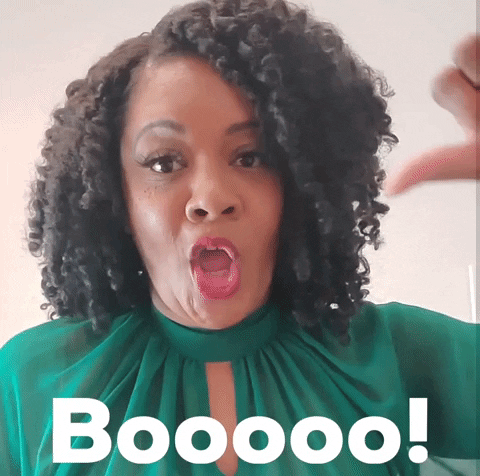 Kiaundra Jackson No Thank You Booo Reaction GIF