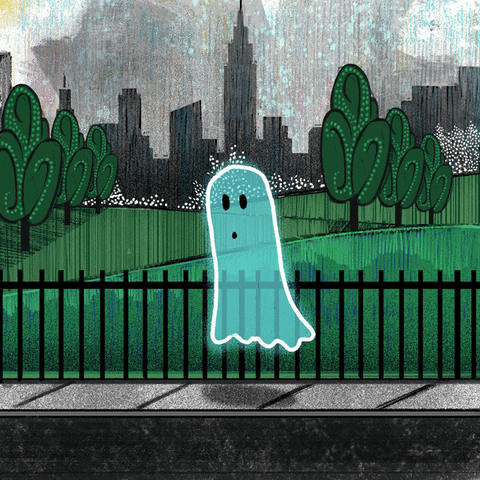 Halloween Ghost Booo People Got Scared GIF