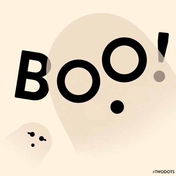 Two Dots Halloween Booo GIF