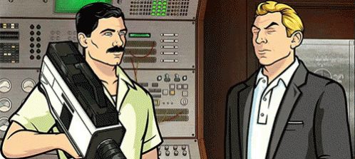 Sterling Archer Giving Nose Boop GIF