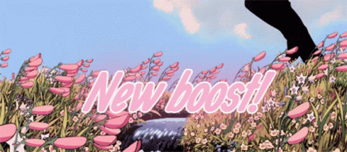 Aesthetic New Boost GIF