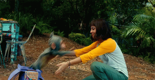 Boots Hugging Dora The Lost City Of Gold GIF