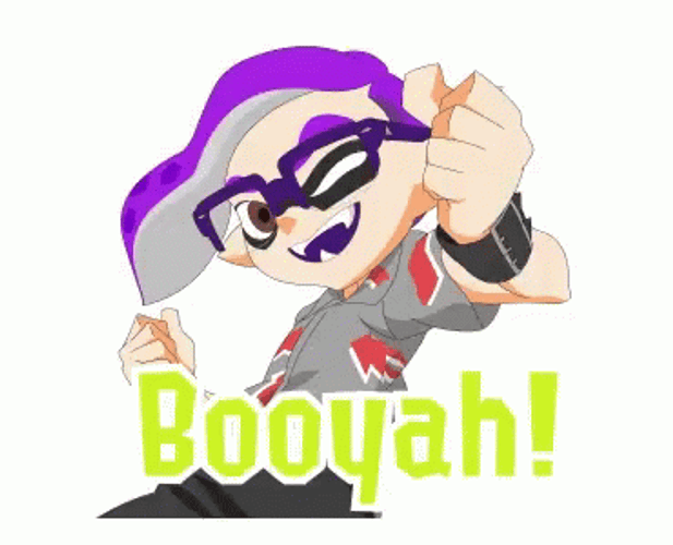 Booyah Line Official Stickers Splatoon GIF