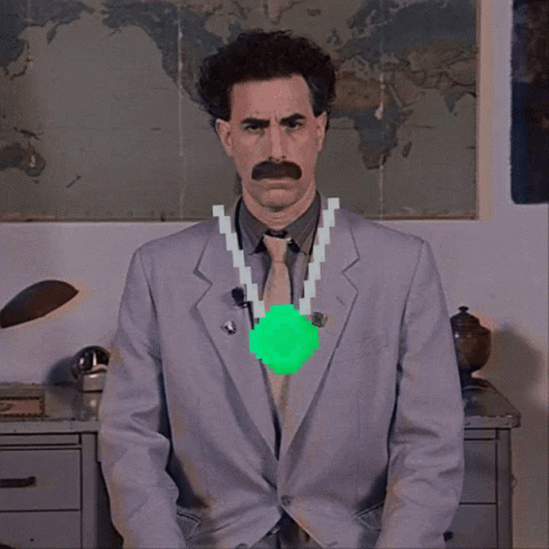 Borat Awarding A Medal GIF