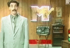 Borat Hosting A Show GIF