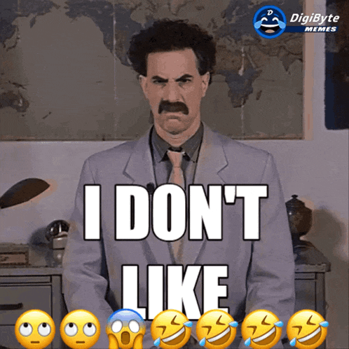 Borat I Dont Like Gif GIF