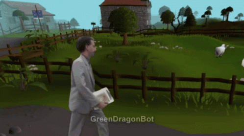 Borat Walking On The Farm GIF