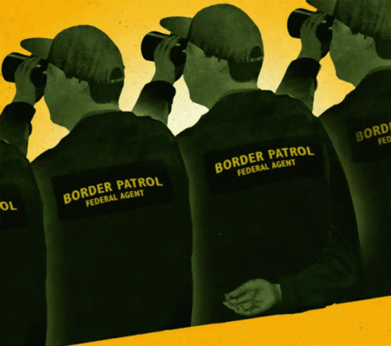 Border Patrols Patrolling Animation GIF