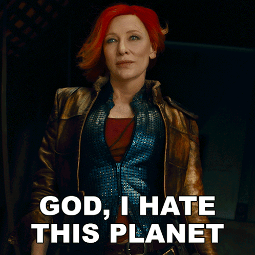 Borderlands God I Hate This Planet GIF
