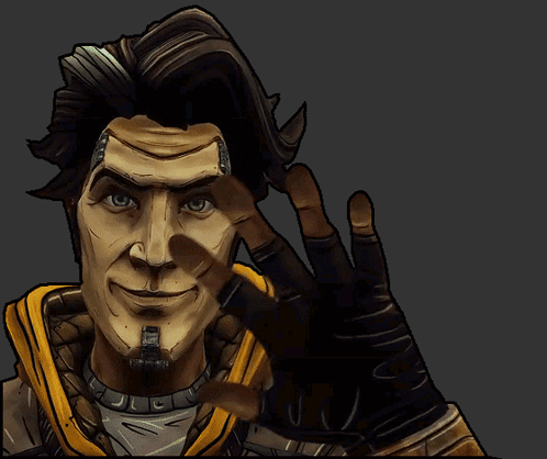 Borderlands Handsome Jack Waving GIF