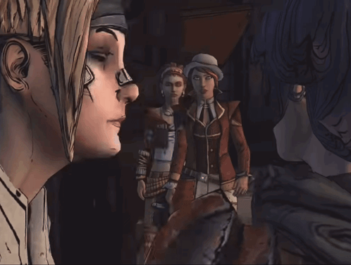 Borderlands Lilith Kissing On Cheeks GIF
