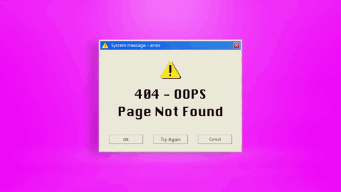Borderlands Oops Page Not Found GIF