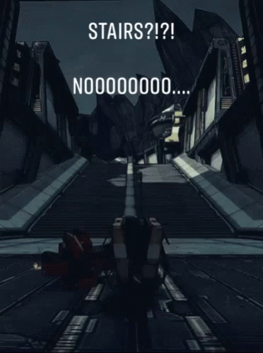 Borderlands Stairs Nooooo GIF