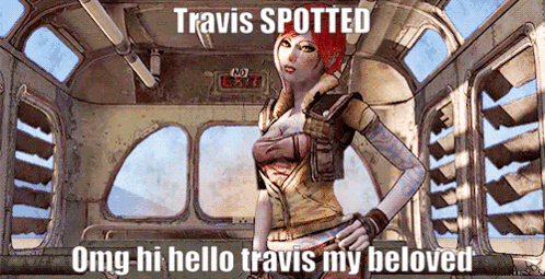 Borderlands Travis Spotted GIF