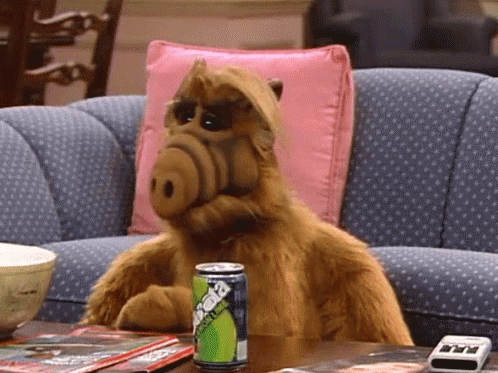 Bored Alf Saying Nah GIF