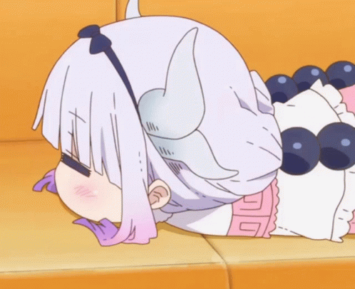 Bored Kanna Slacking GIF