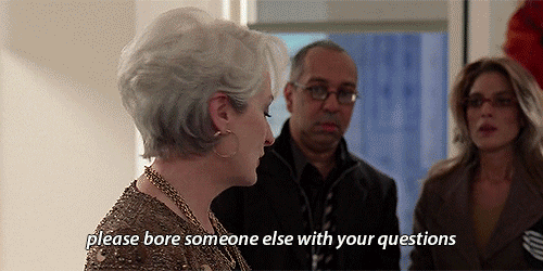 Boring Question Meryl Streep GIF
