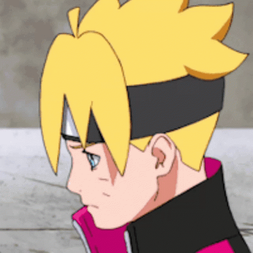 Boruto Forehead Protector Removed GIF