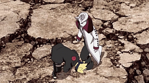Boruto Isshiki Otsutsuki Kick GIF