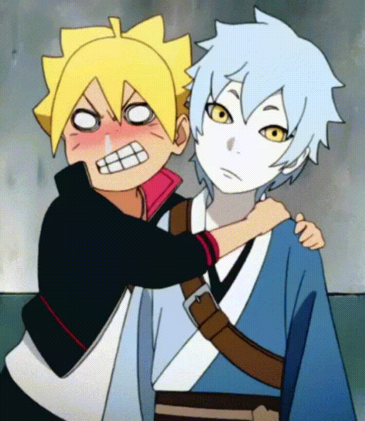 Boruto Mitsuki Angry Scared GIF